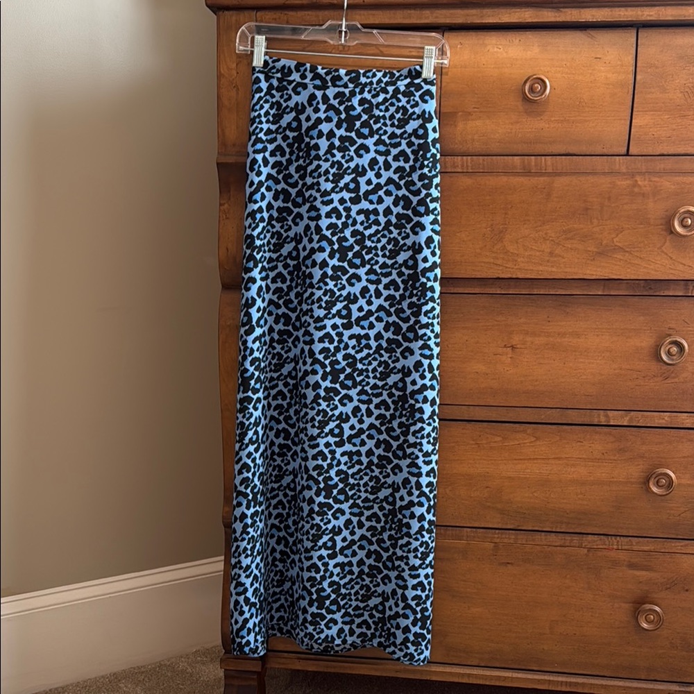 Banana Republic Blue Maxi Skirt